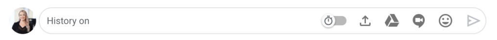 viestikenttä_google_chat