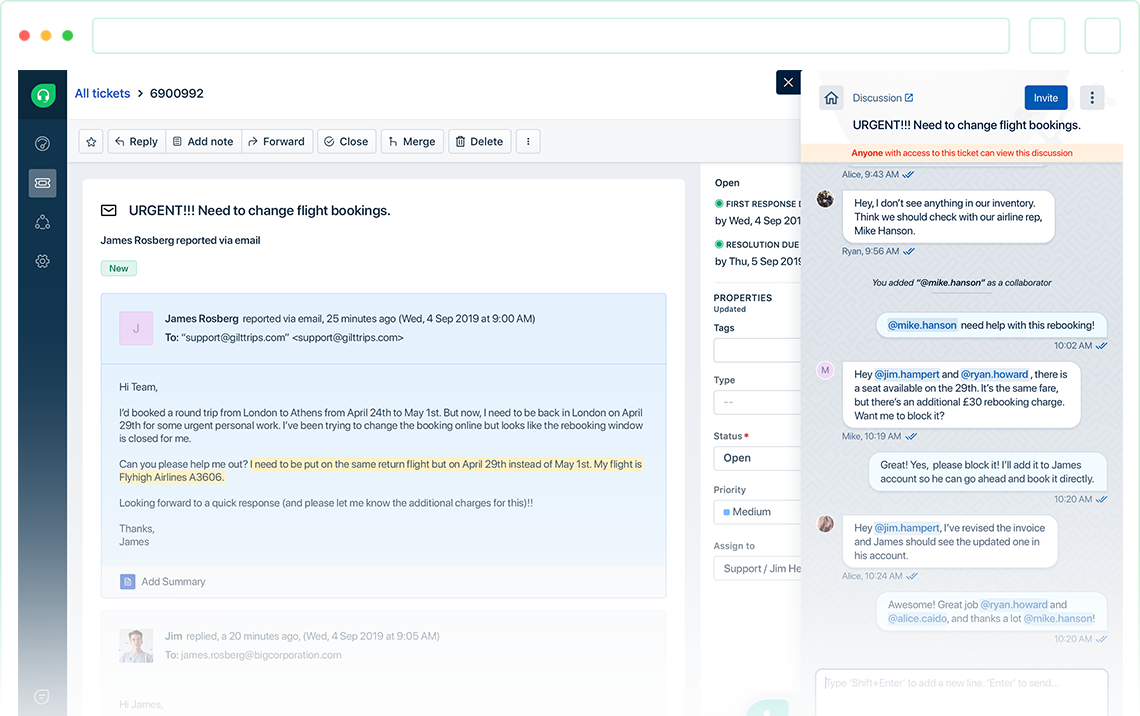 Freshdesk parantaa yhteistyöskentelyä