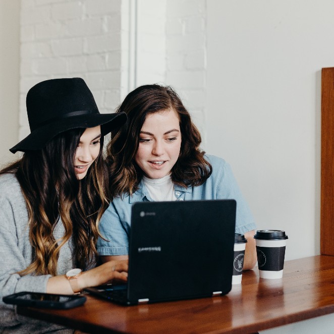 working together